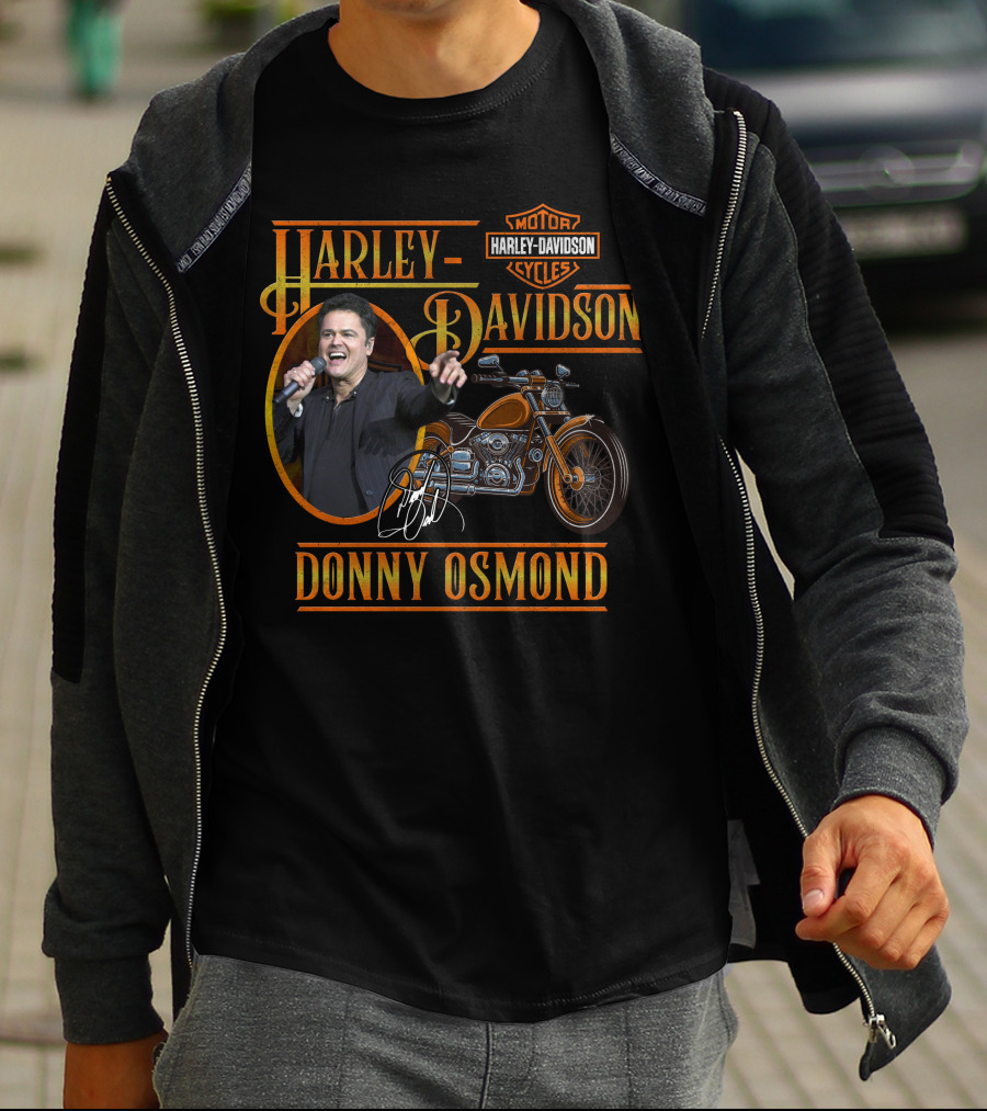 Harley Davidson Donny Osmond Motorcycle Motor Cycles T-Shirt