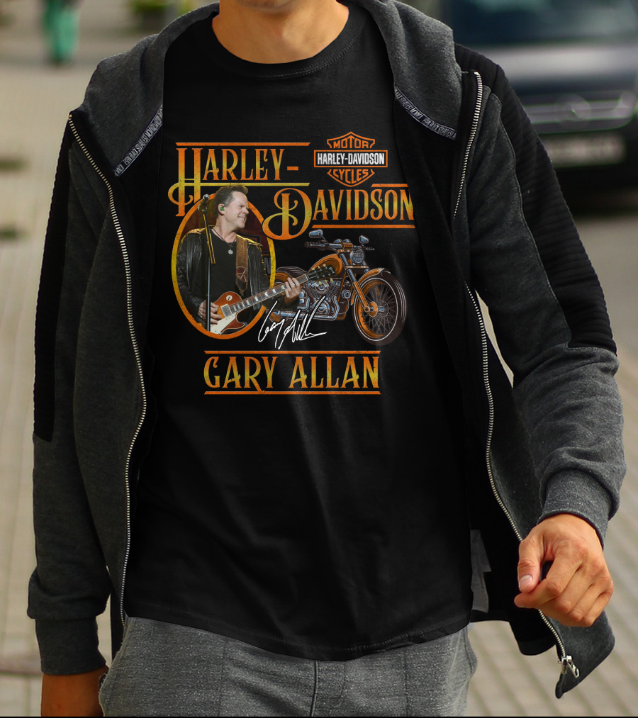 Harley Davidson Motorcycles Gary Allan Signature Edition T-Shirt