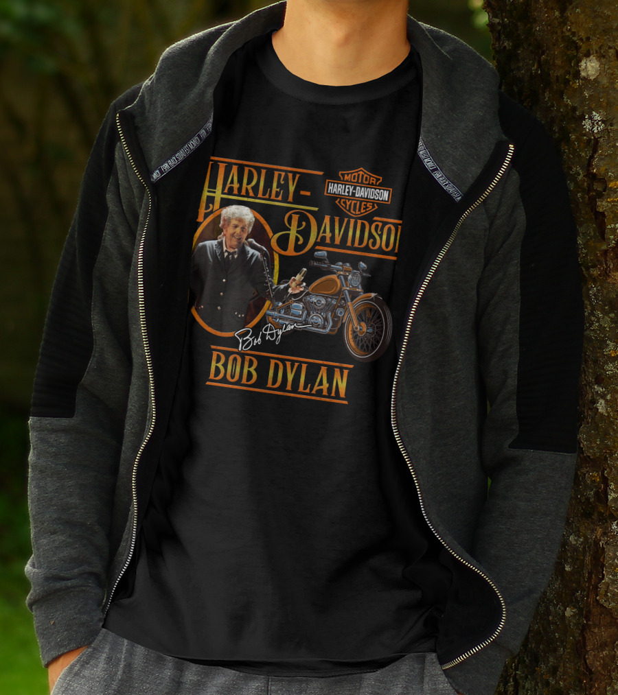 Harley Davidson Bob Dylan Motorcycles T-Shirt