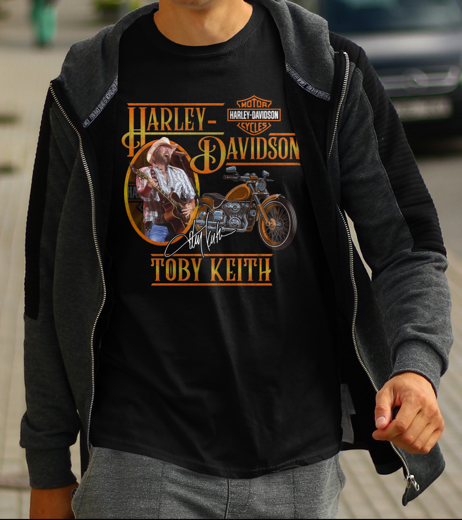 Harley Davidson Toby Keith Motorcycles Signature T-Shirt