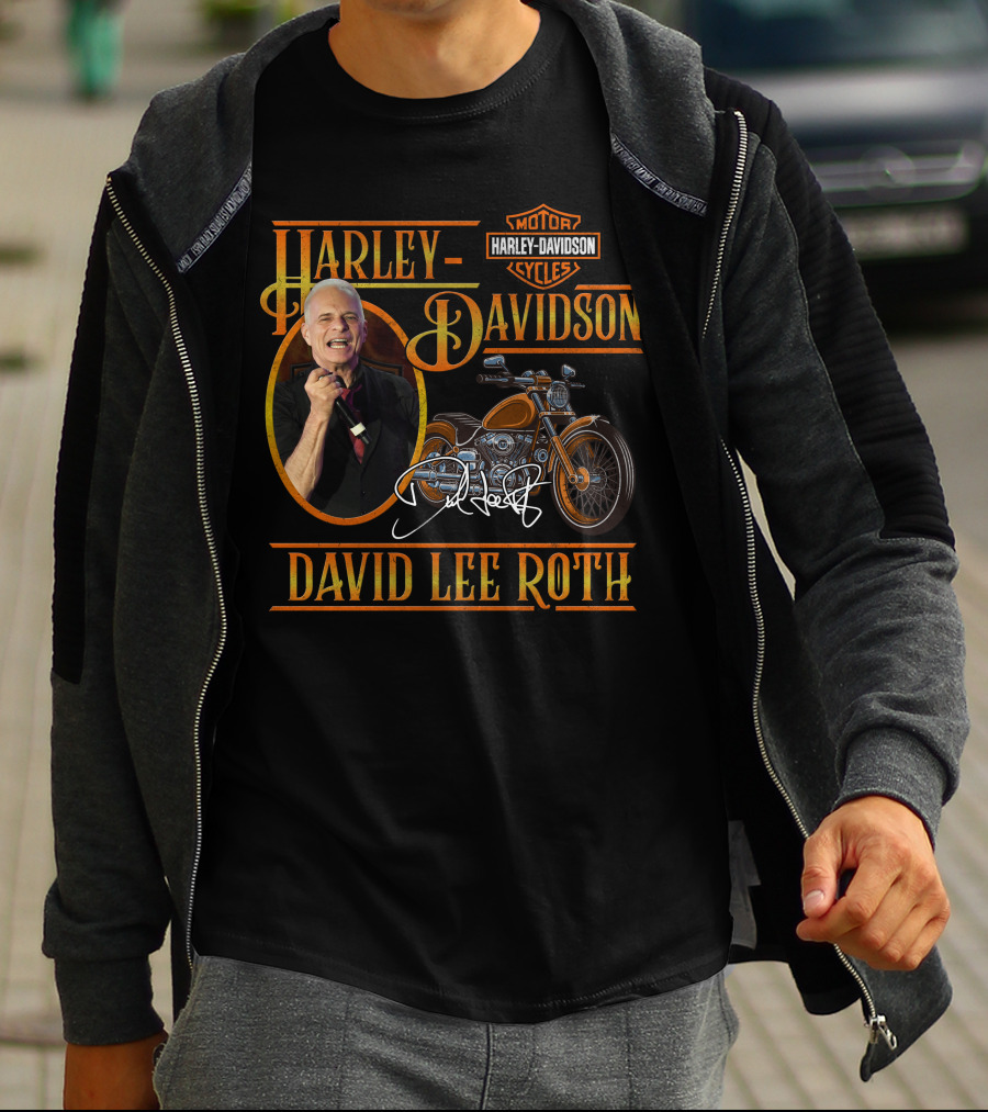 Harley Davidson Motor Cycles David Lee Roth T-Shirt