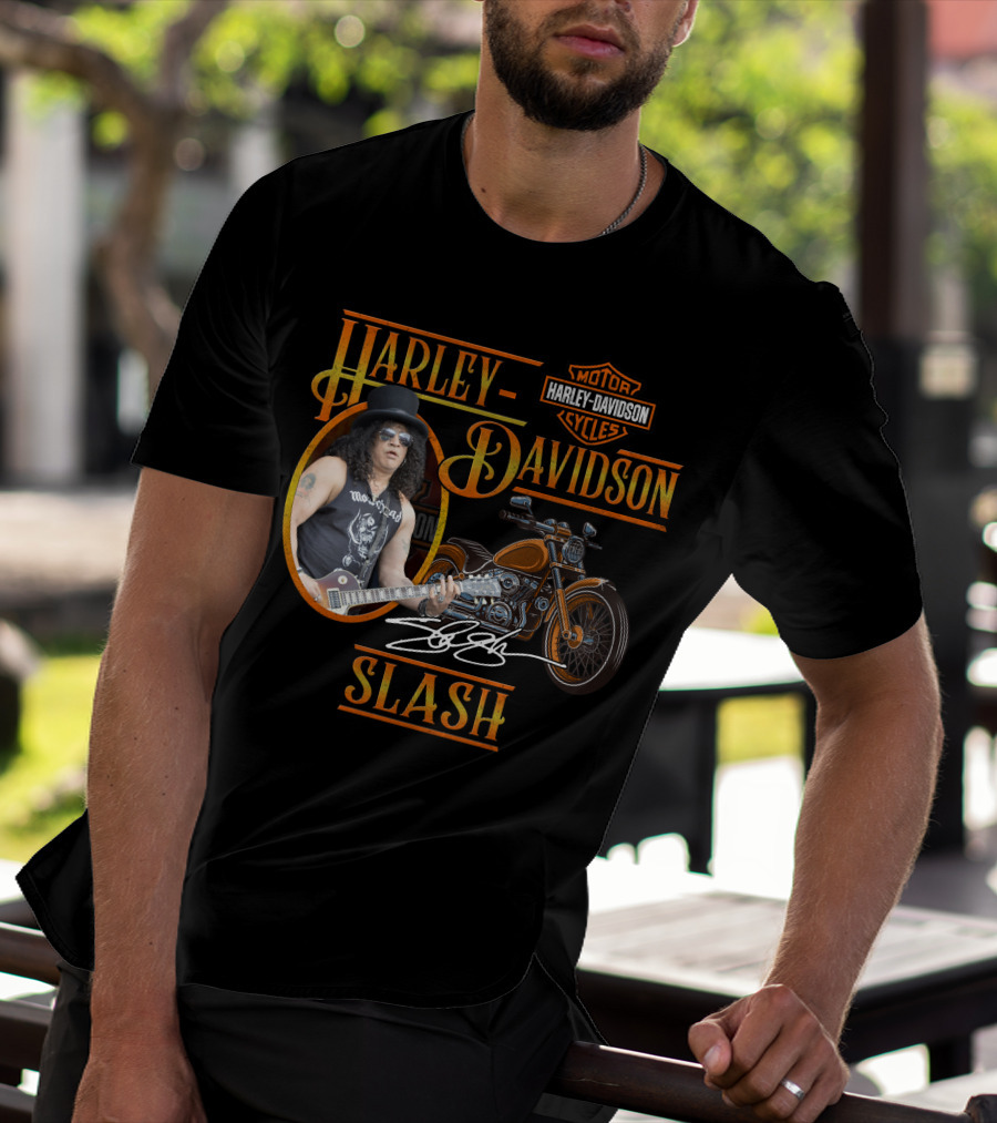 Harley Davidson Motor Cycles Slash T-Shirt