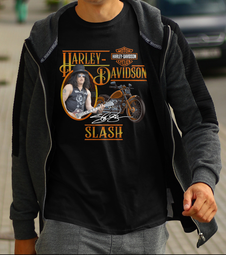 Harley Davidson Motor Cycles Slash T-Shirt