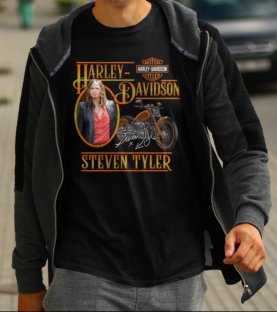 Harley Davidson Motor Cycles Steven Tyler T-Shirt