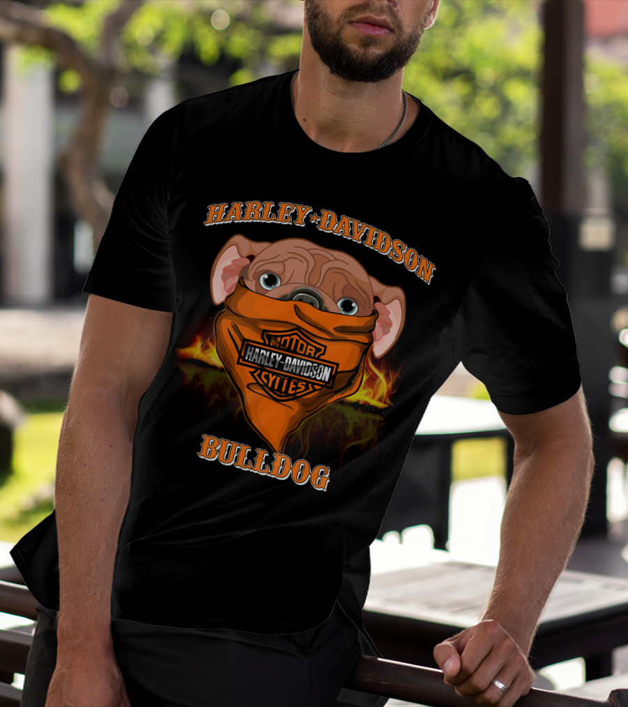 Harley Davidson Bulldog Motor Cycles T-Shirt
