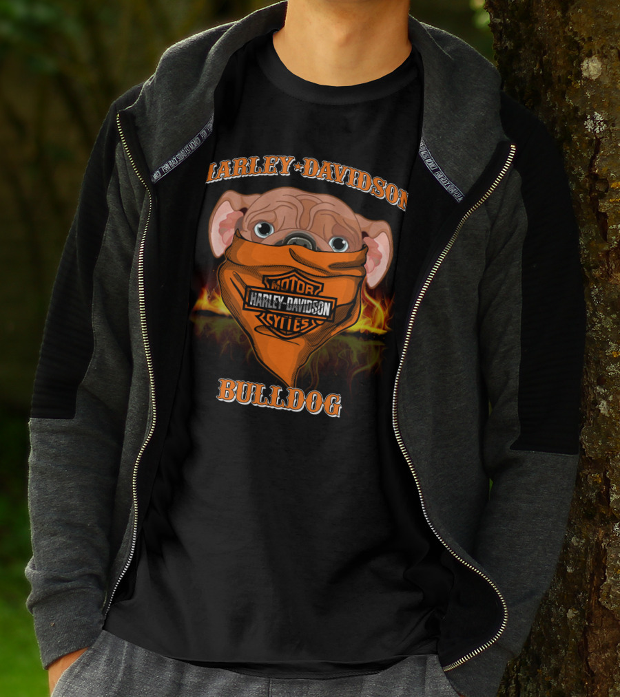 Harley Davidson Bulldog Motor Cycles T-Shirt