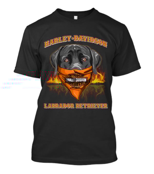Harley Davidson Motor Cycles Labrador Retriever T-Shirt