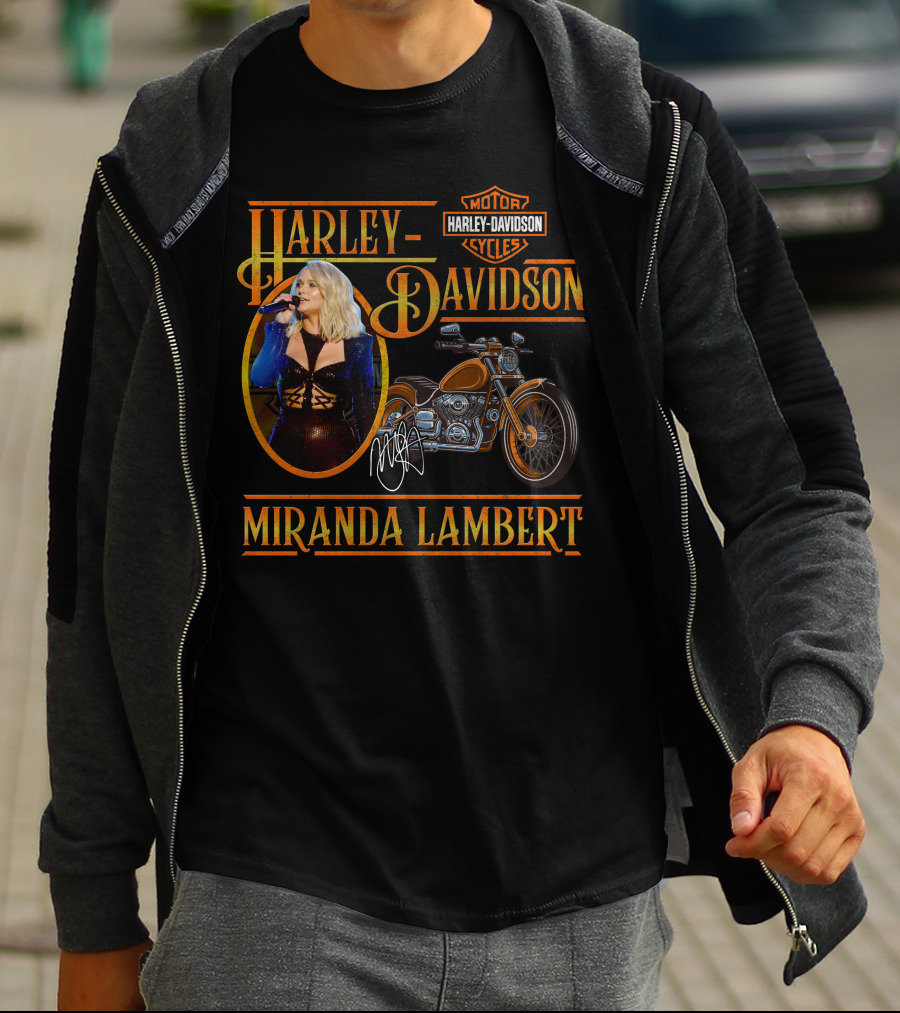 Miranda Lambert Harley Davidson Motorcycles T-Shirt