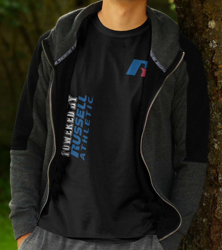 Powered By Russell Athletic R T-Shirt