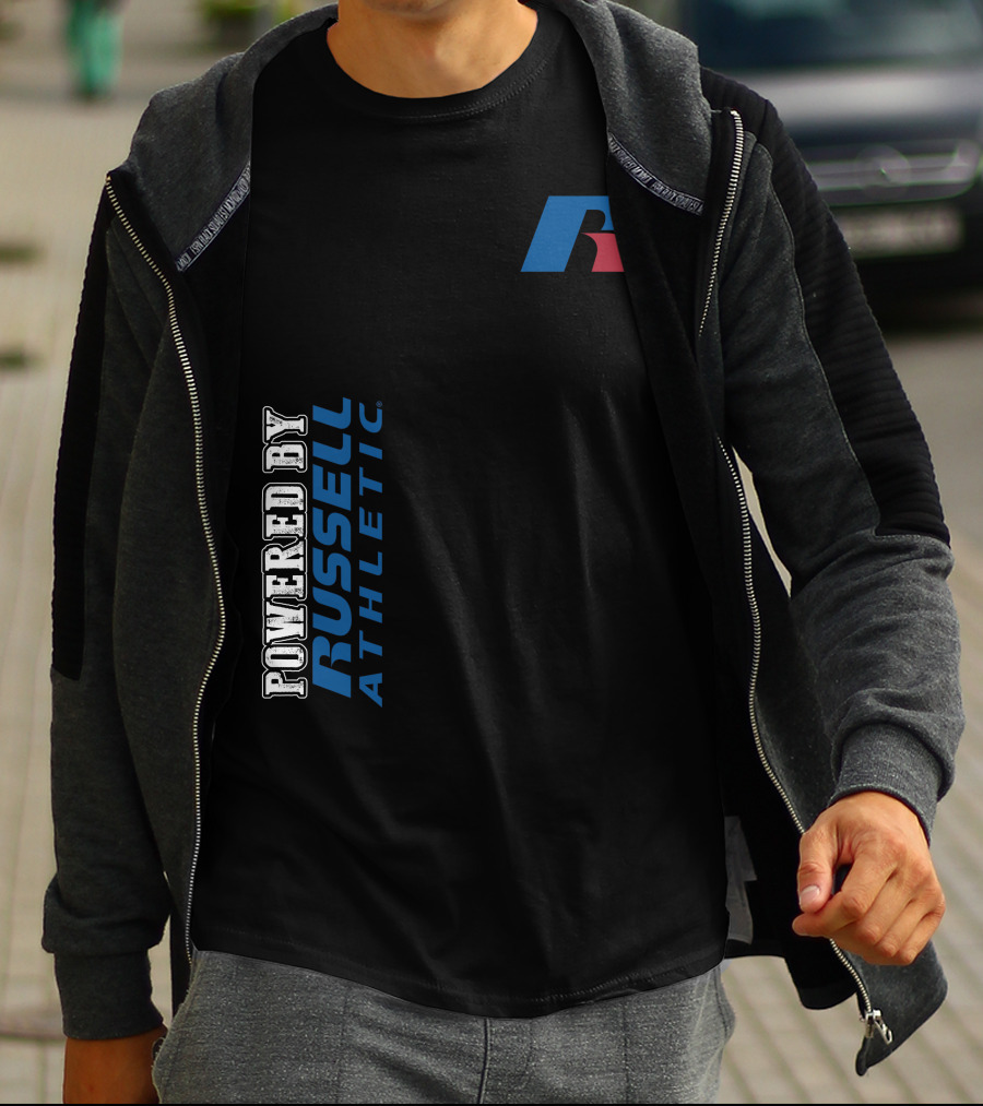 Powered By Russell Athletic R T-Shirt