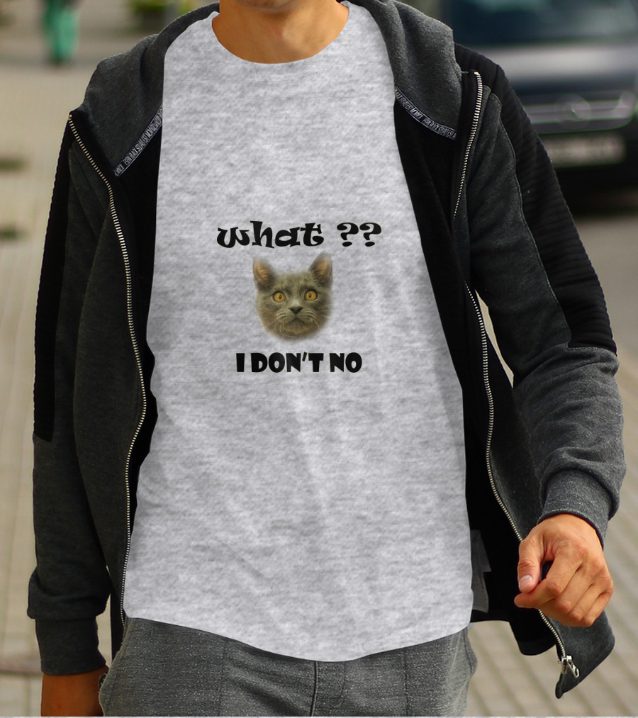 What Cat I Don't No T-Shirt