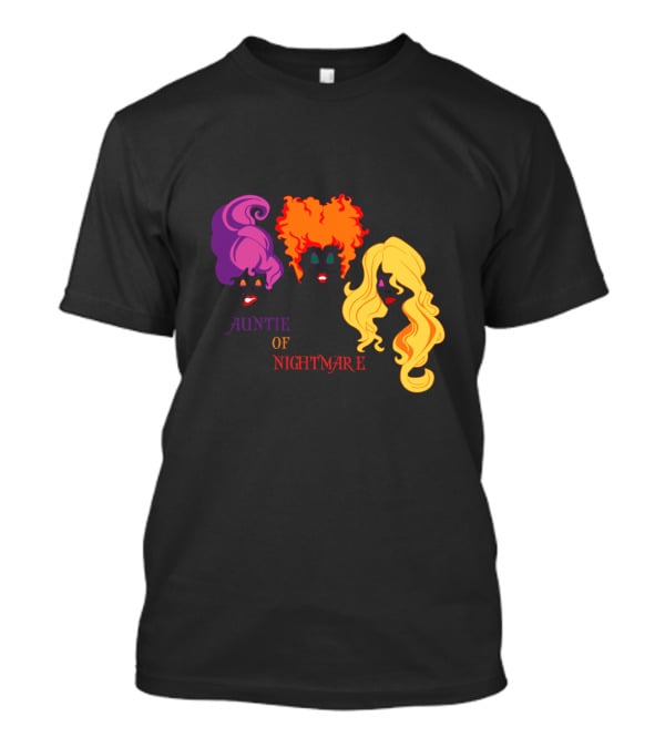 Auntie Of Nightmare Hocus Pocus Witches T-Shirt