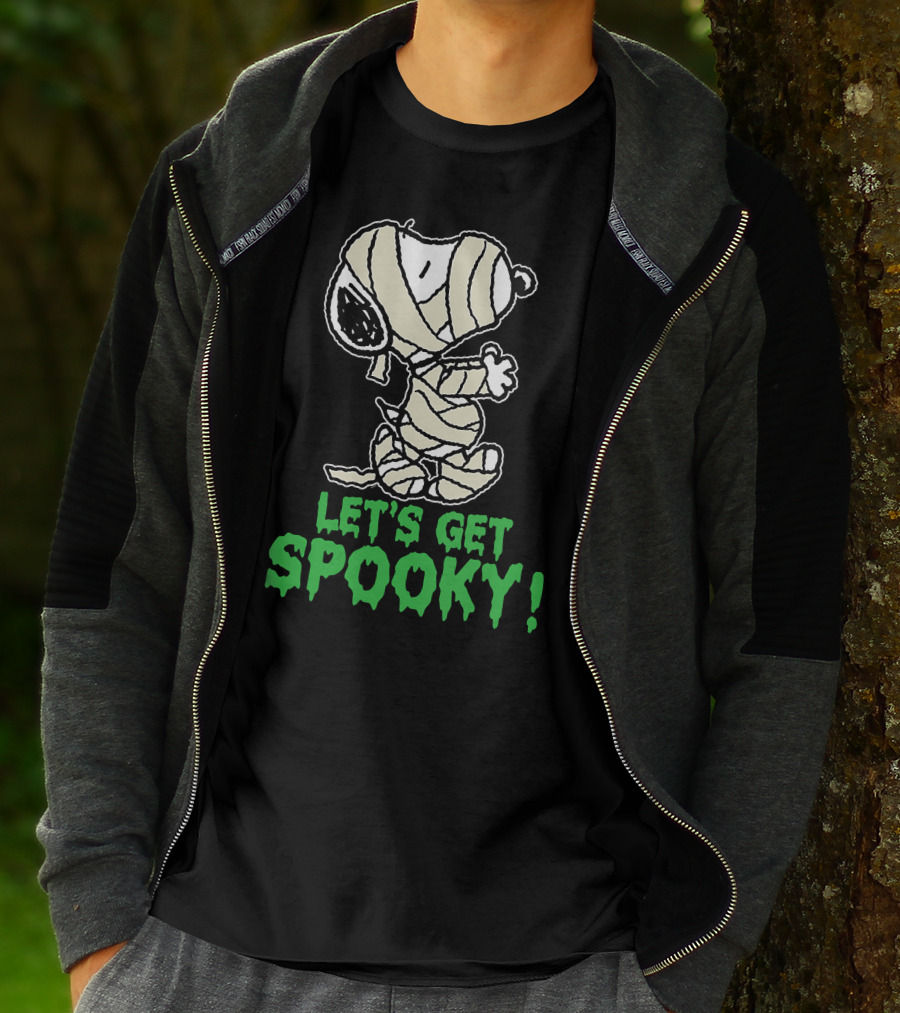 Let's Get Spooky Halloween Mummy Costume T-Shirt