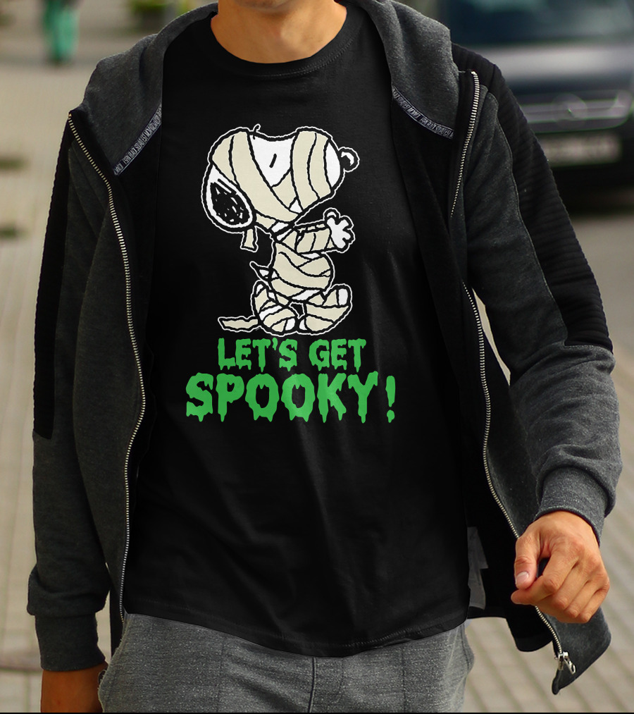 Let's Get Spooky Halloween Mummy Costume T-Shirt