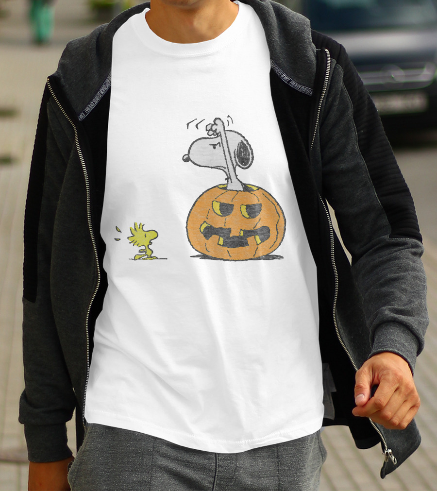 Halloween Snoopy Woodstock Pumpkin Peanuts T-Shirt