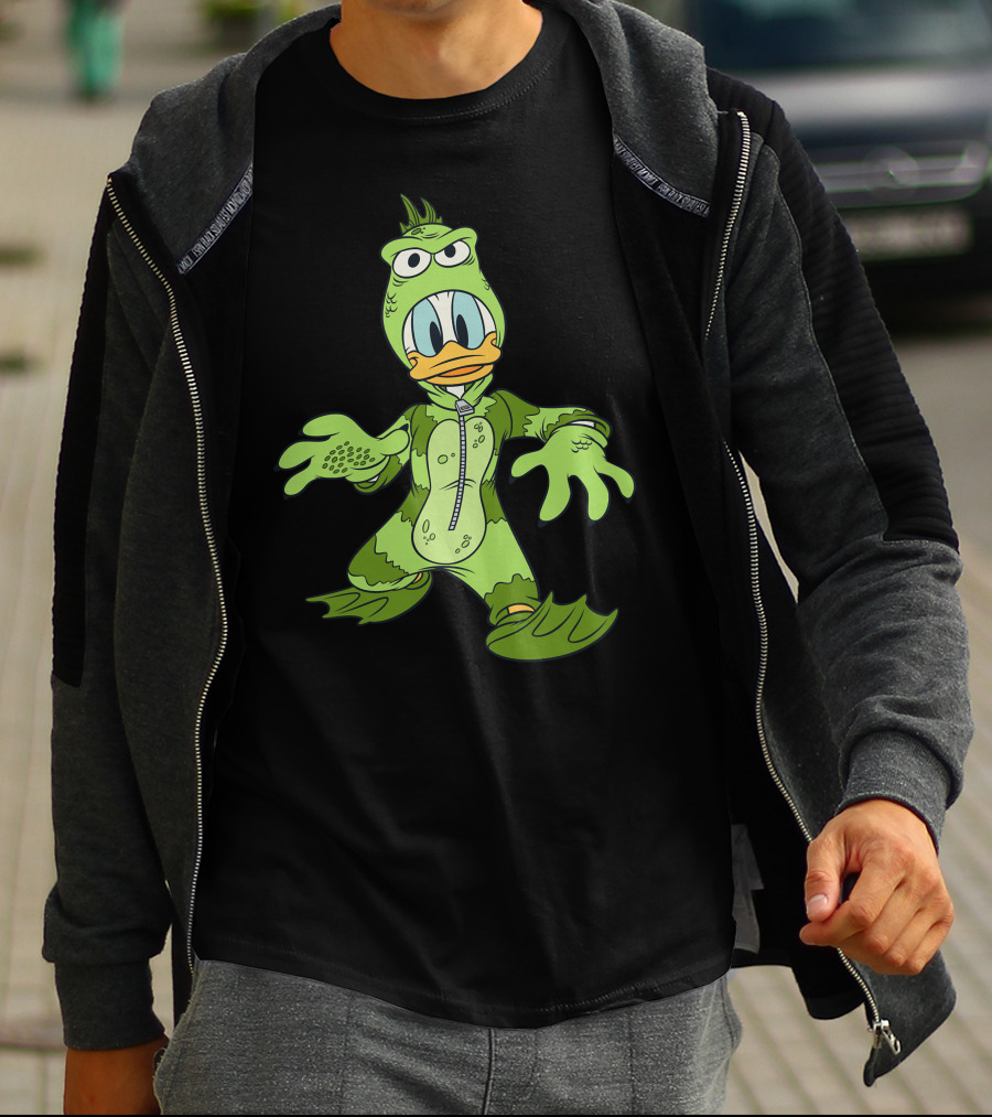 Donald Duck In Green Monster Costume T-Shirt