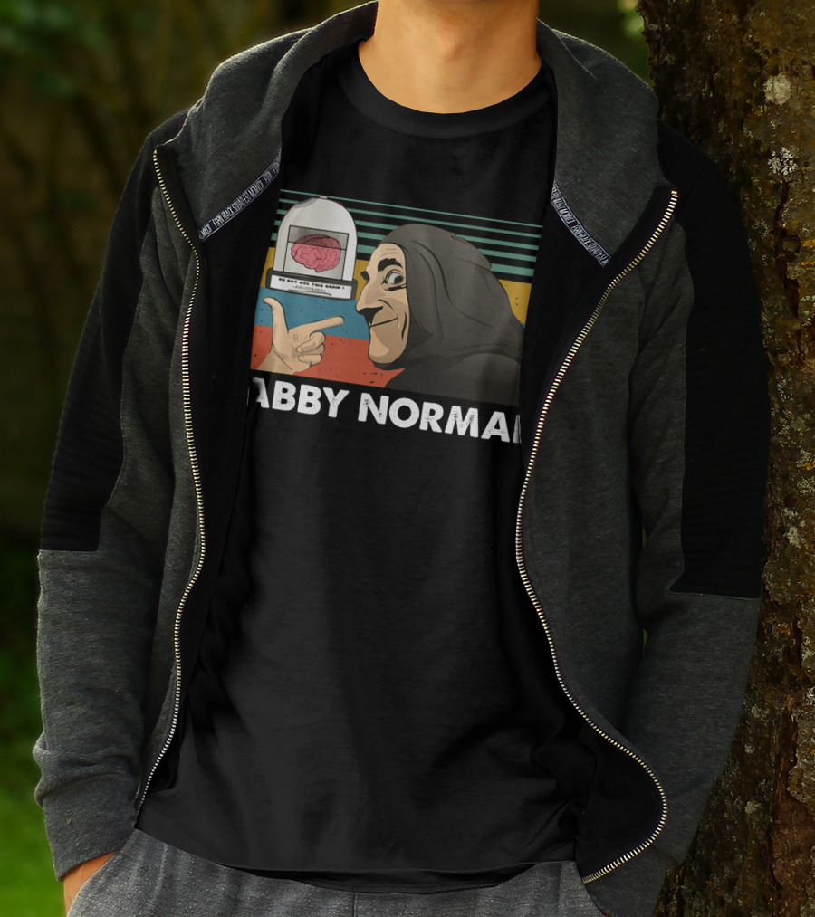 Abby Normal Igor Vintage Style Brain Placeholder T-Shirt