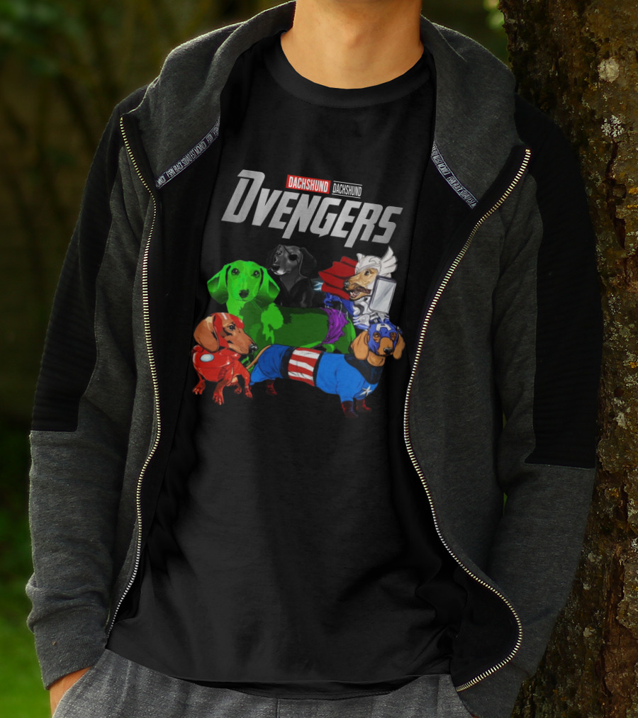 Dachshund Dachshund DVengers T-Shirt