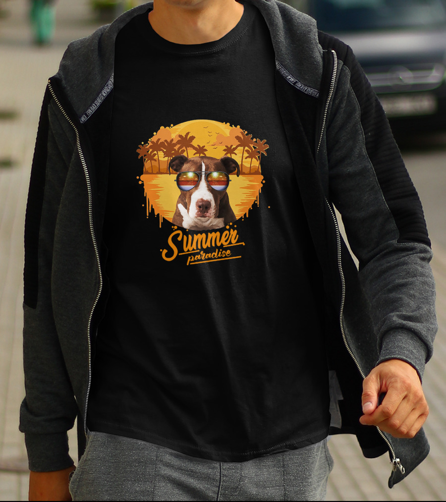 Summer Paradise Dogs T-Shirt