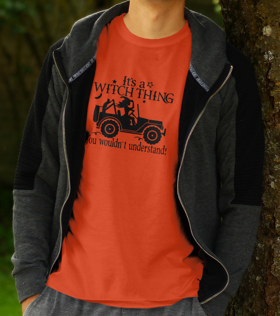 It's A Witch Thing You Wouldn't Understand Jeep Halloween T-Shirt