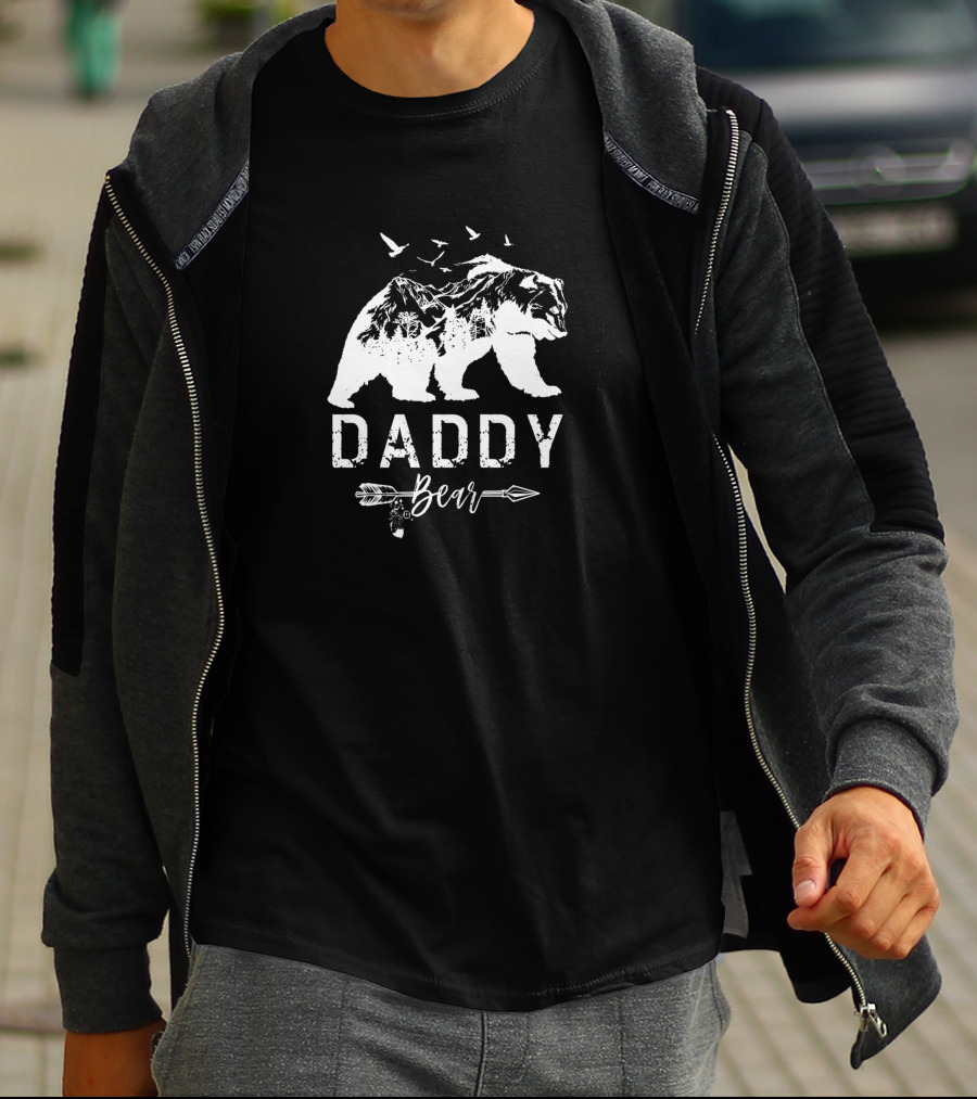 Daddy Bear Arrow Mountains T-Shirt