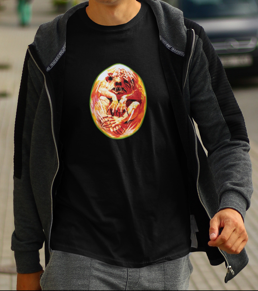 Prophecy Creature Emerging From Fiery Egg T-Shirt