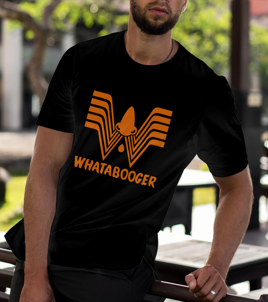 Whataburger Whatabooger Logo Parody Nostalgic Humor T-Shirt