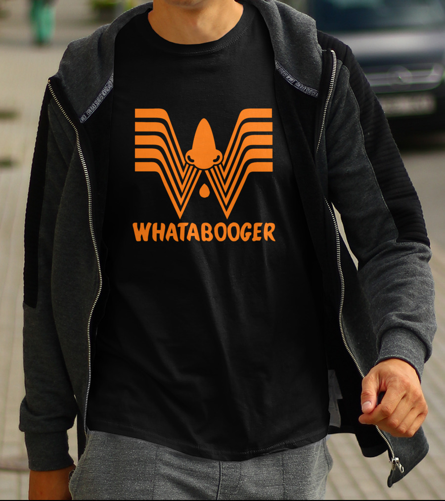 Whataburger Whatabooger Logo Parody Nostalgic Humor T-Shirt