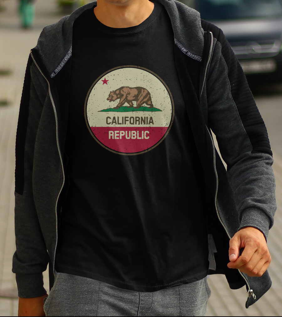 Vintage California Republic Bear Flag T-Shirt
