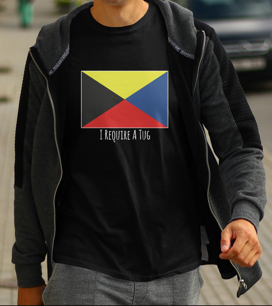 Maritime Signal Flag I Require A Tug T-Shirt