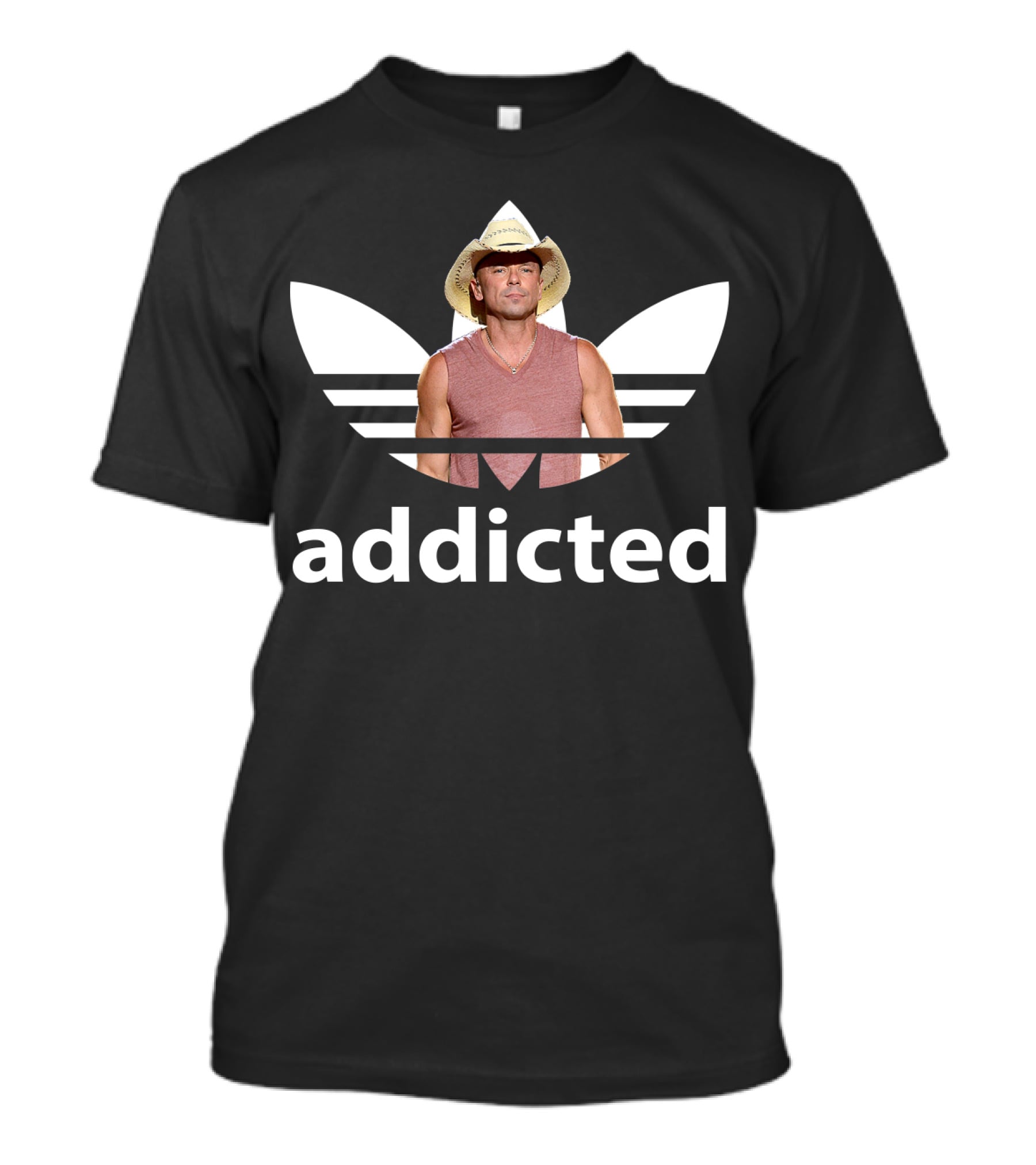 Kenny Chesney Logo Parody Addicted T-Shirt