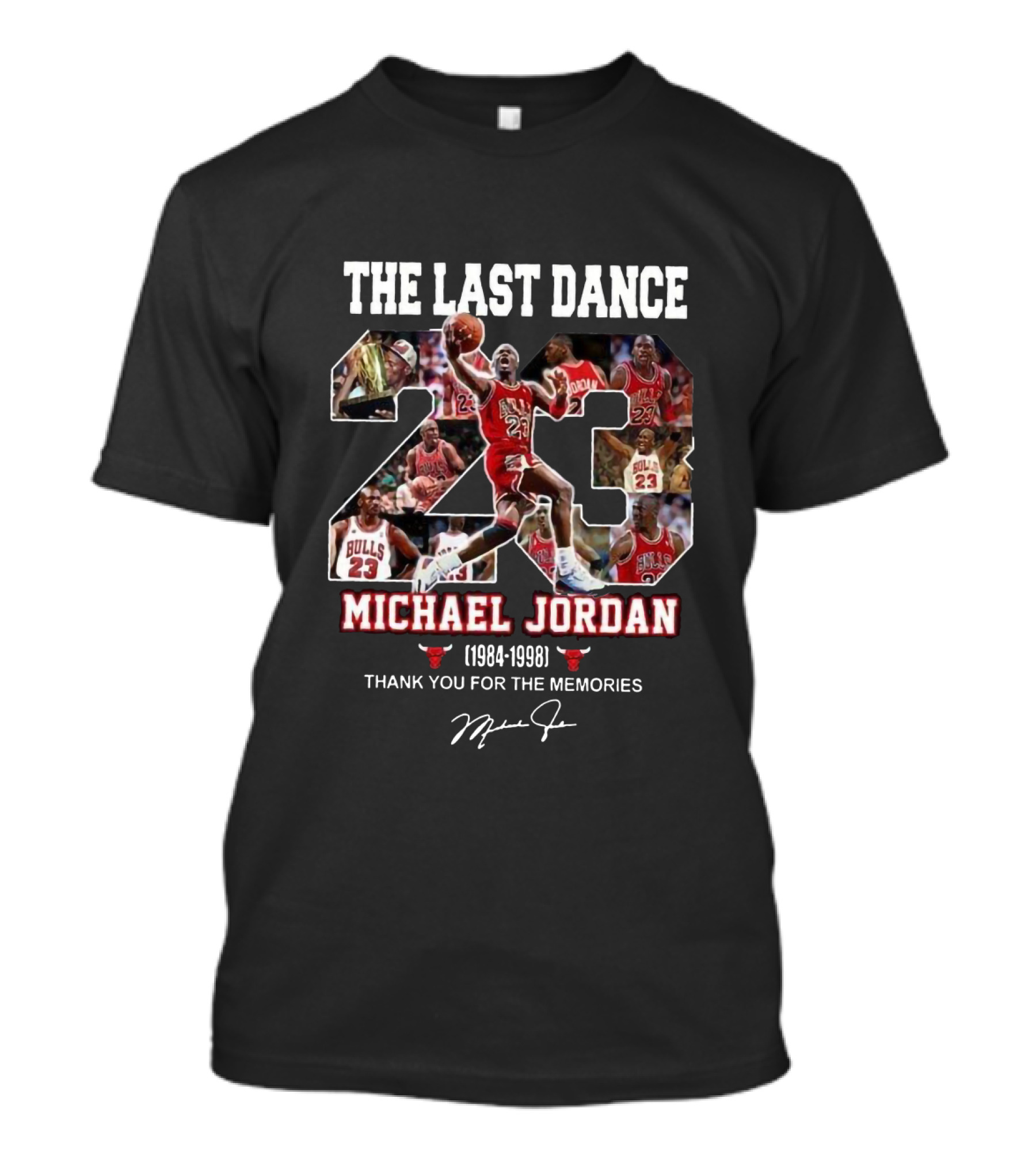 The Last Dance Michael Jordan 23 Bulls 1984-1998 Thank You For The Memories T-Shirt