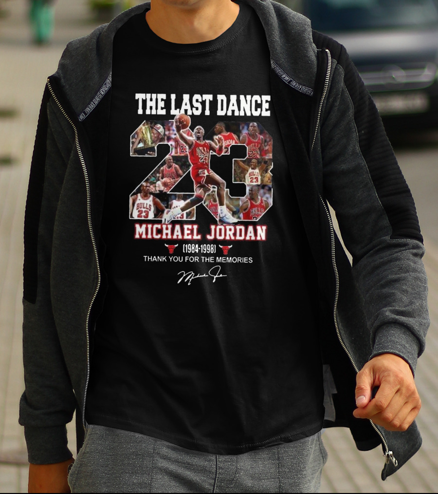 The Last Dance Michael Jordan 23 Bulls 1984-1998 Thank You For The Memories T-Shirt