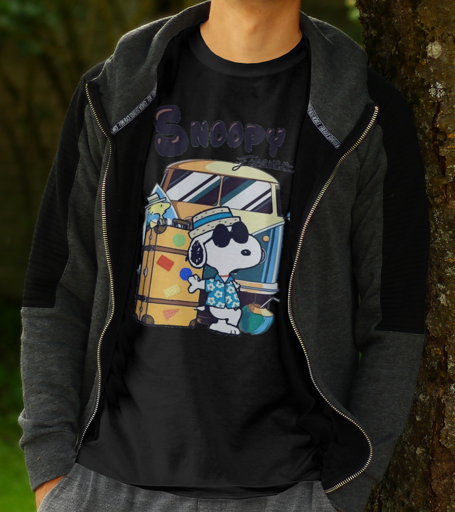 Snoopy Forever Vintage Travel Adventure T-Shirt