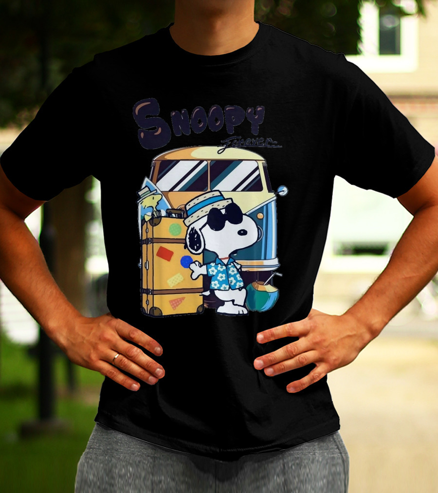 Snoopy Forever Vintage Travel Adventure T-Shirt
