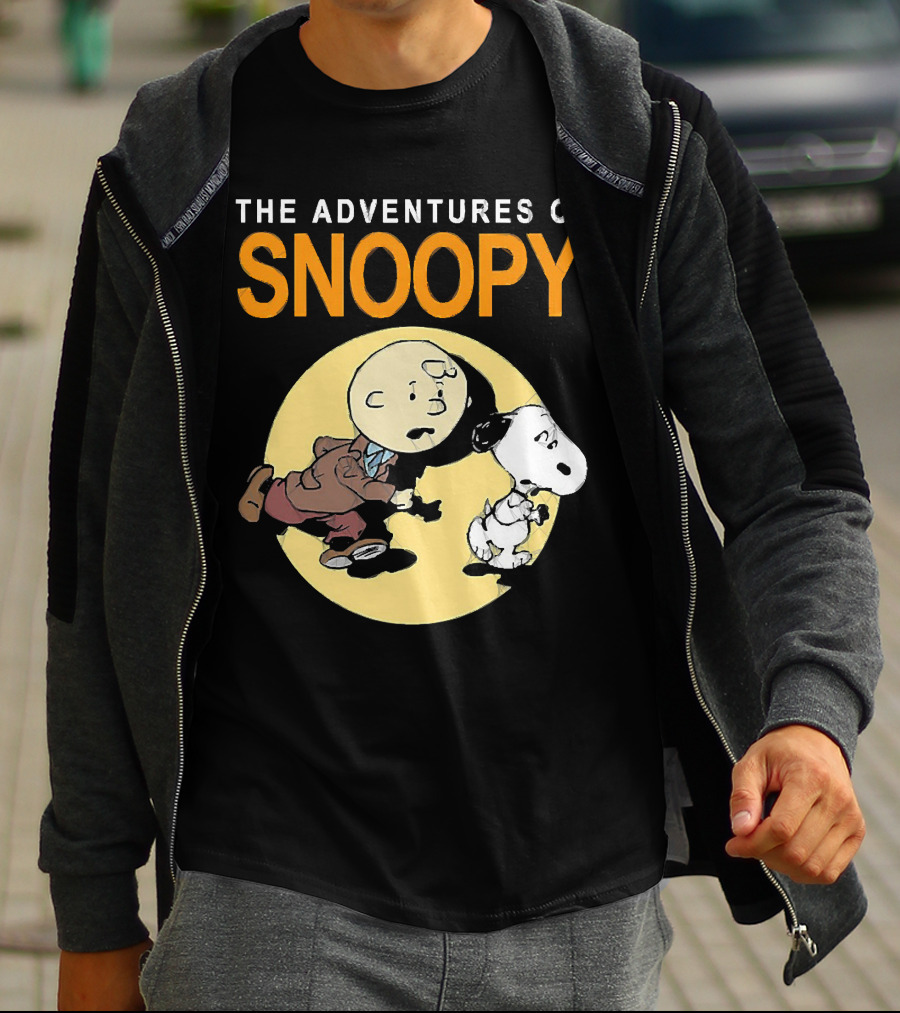 THE ADVENTURES OF TIN TIN AND SNOOPY T-Shirt