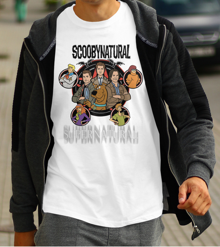 Scoobynatural Supernatural Parody Featuring Scooby Doo Cast And Characters T-Shirt