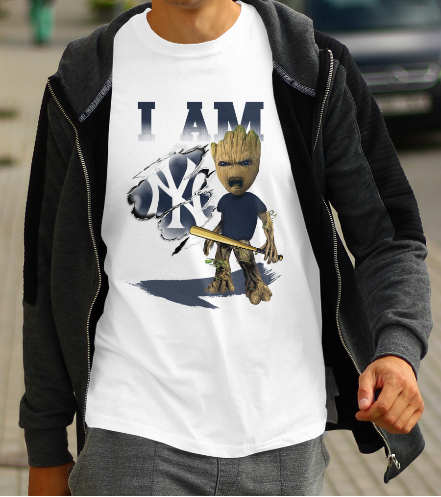 I Am New York Yankees Groot T-Shirt