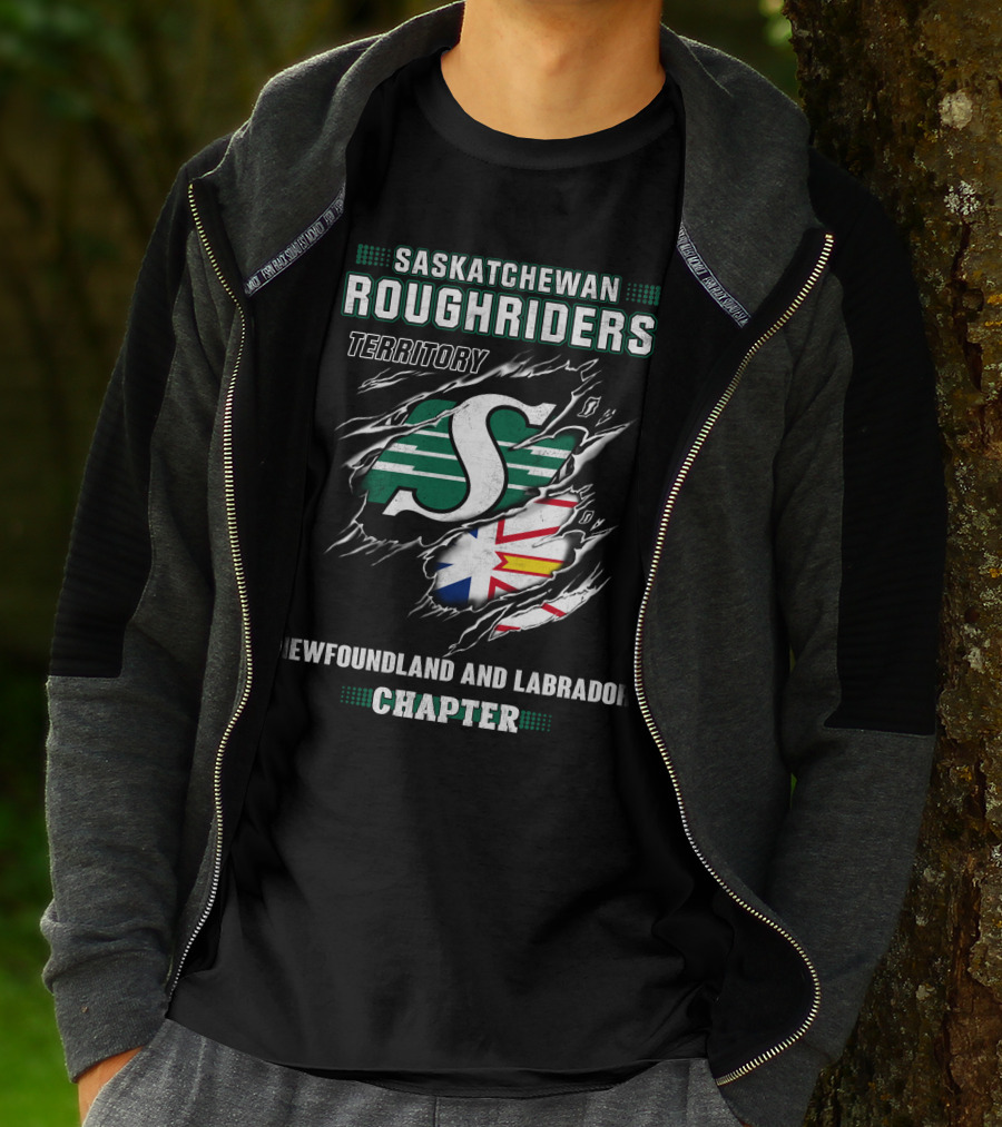 Saskatchewan Roughriders Territory Newfoundland And Labrador Chapter T-Shirt