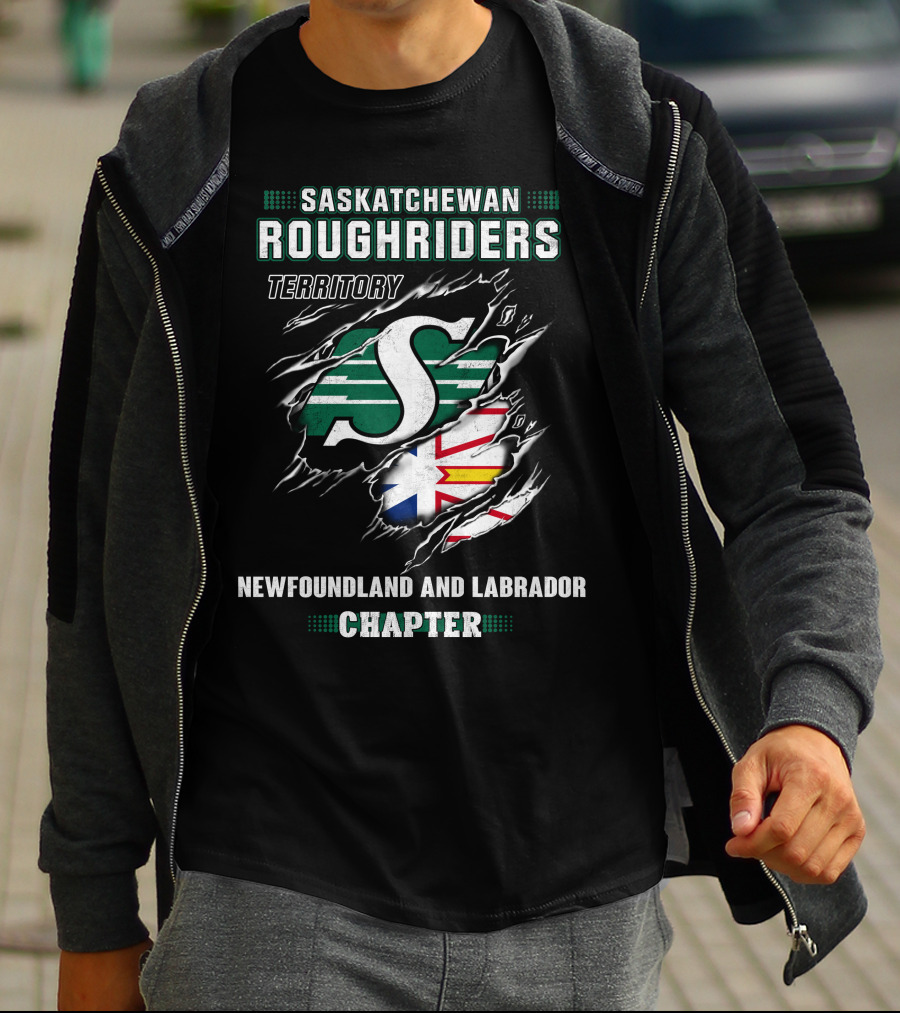 Saskatchewan Roughriders Territory Newfoundland And Labrador Chapter T-Shirt