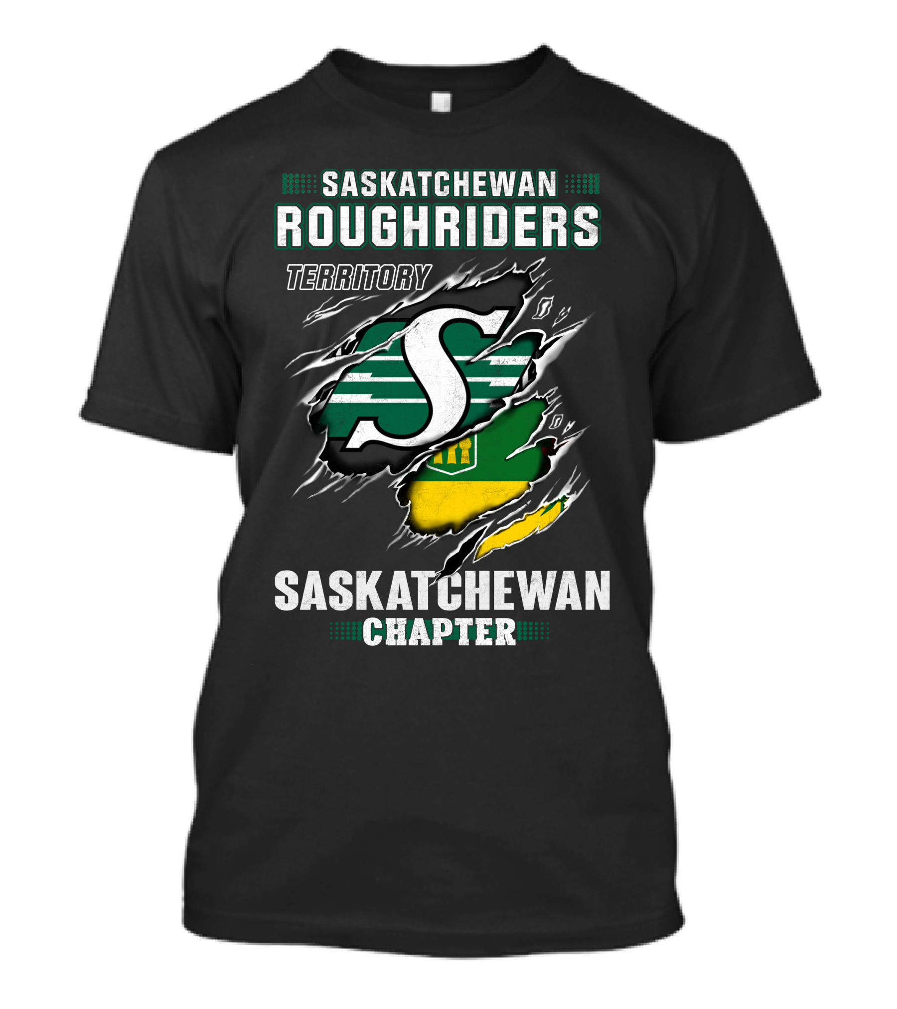 Saskatchewan Roughriders Territory Saskatchewan Chapter T-Shirt