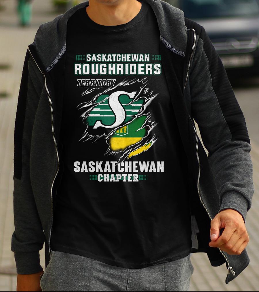 Saskatchewan Roughriders Territory Saskatchewan Chapter T-Shirt