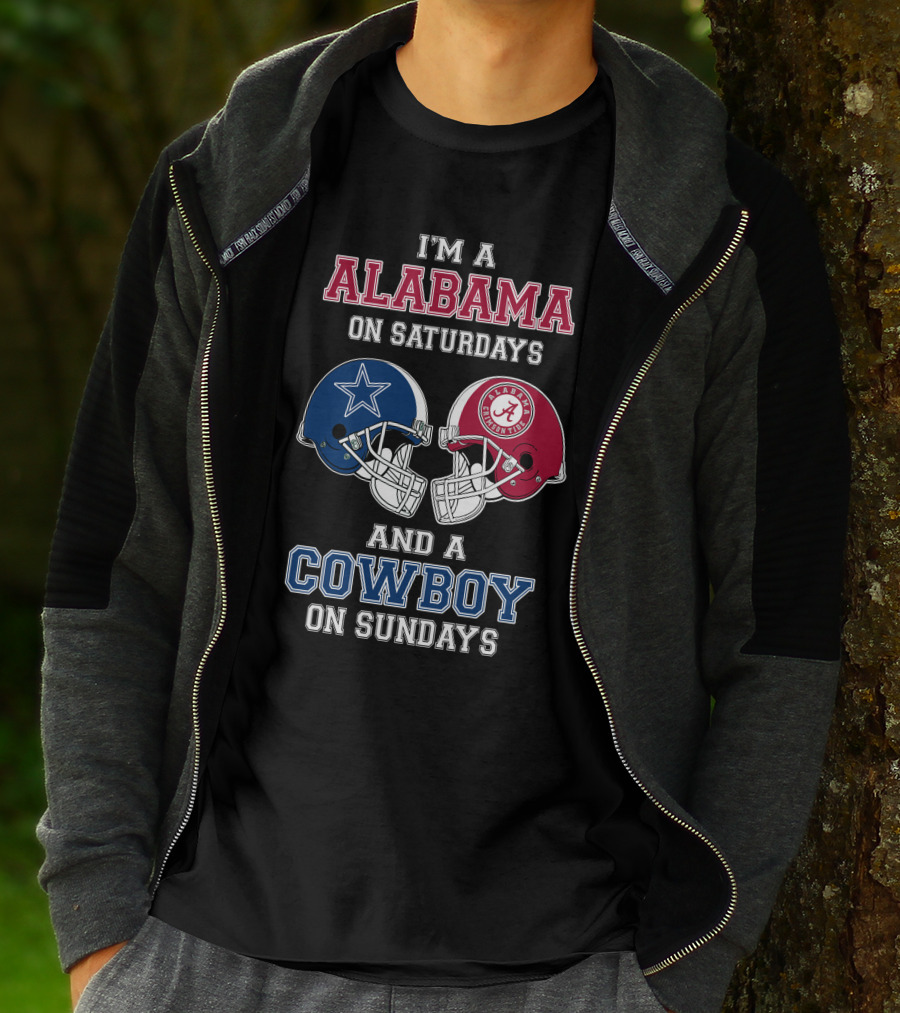 I'm A Alabama On Saturdays And A Cowboy On Sundays T-Shirt