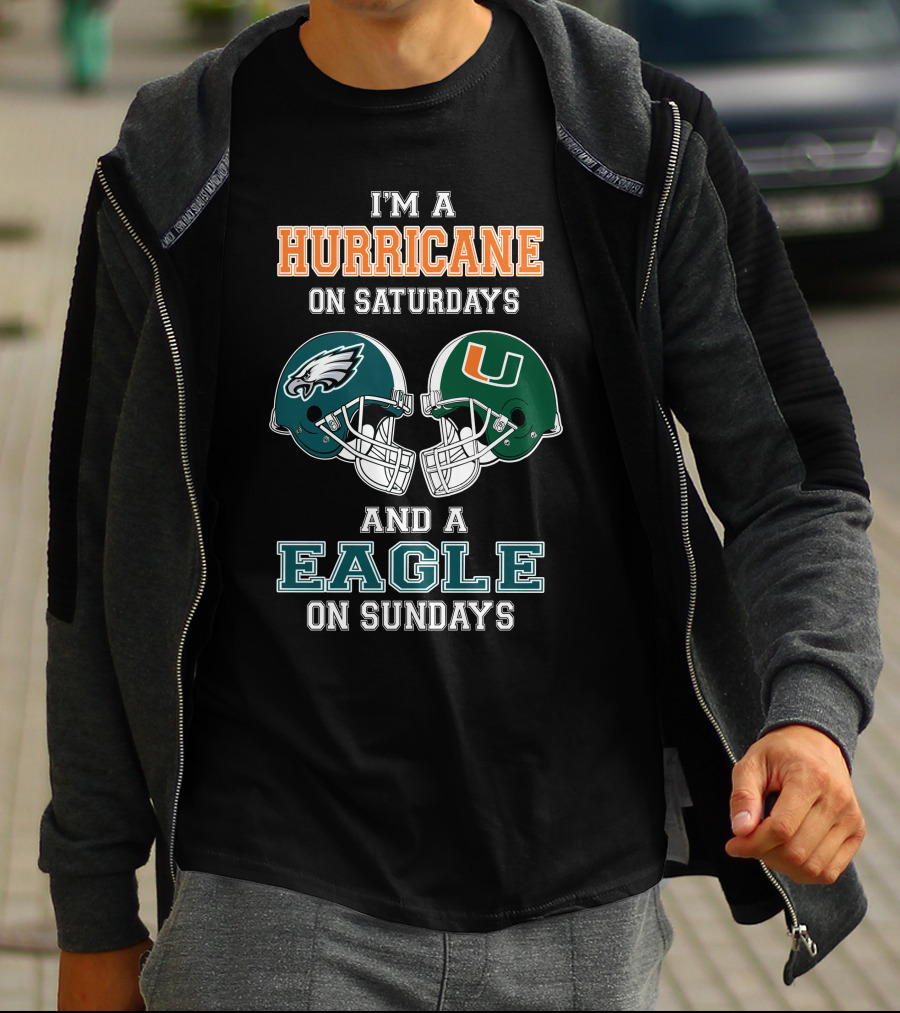 I'm A Hurricane On Saturdays And An Eagle On Sundays T-Shirt