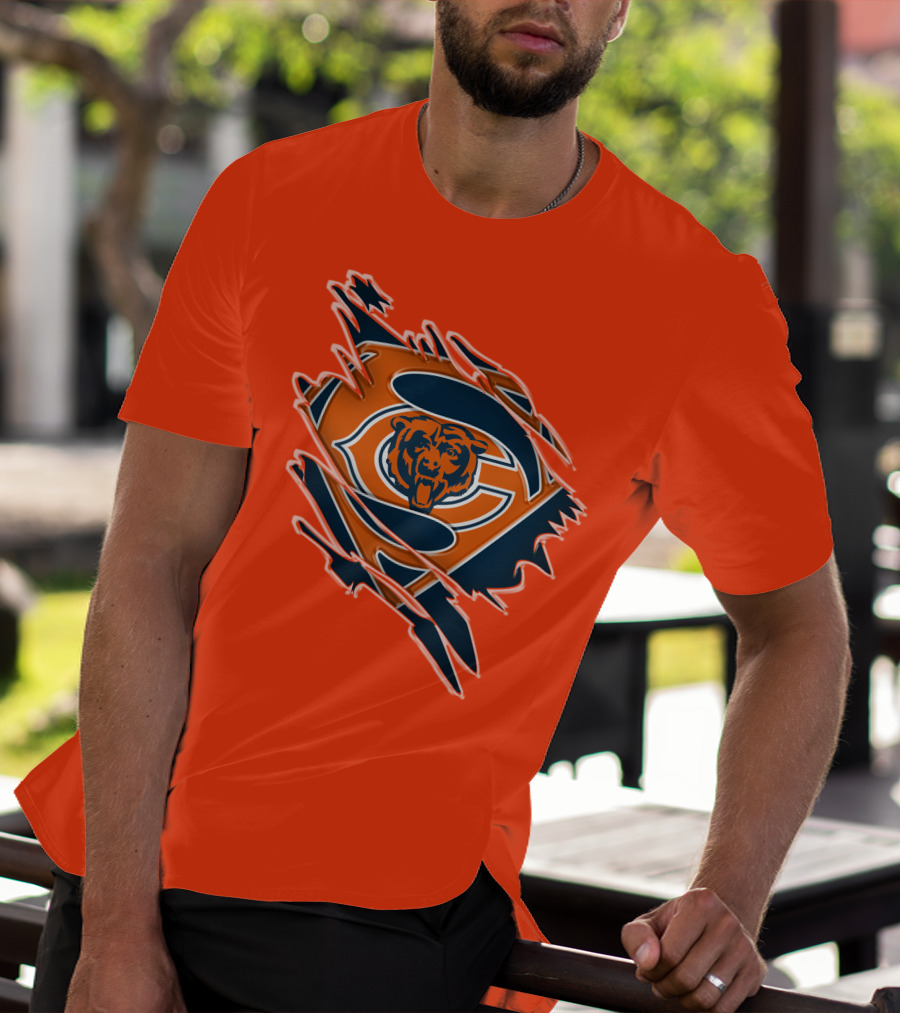 Chicago Bears Superman Logo Fusion T-Shirt