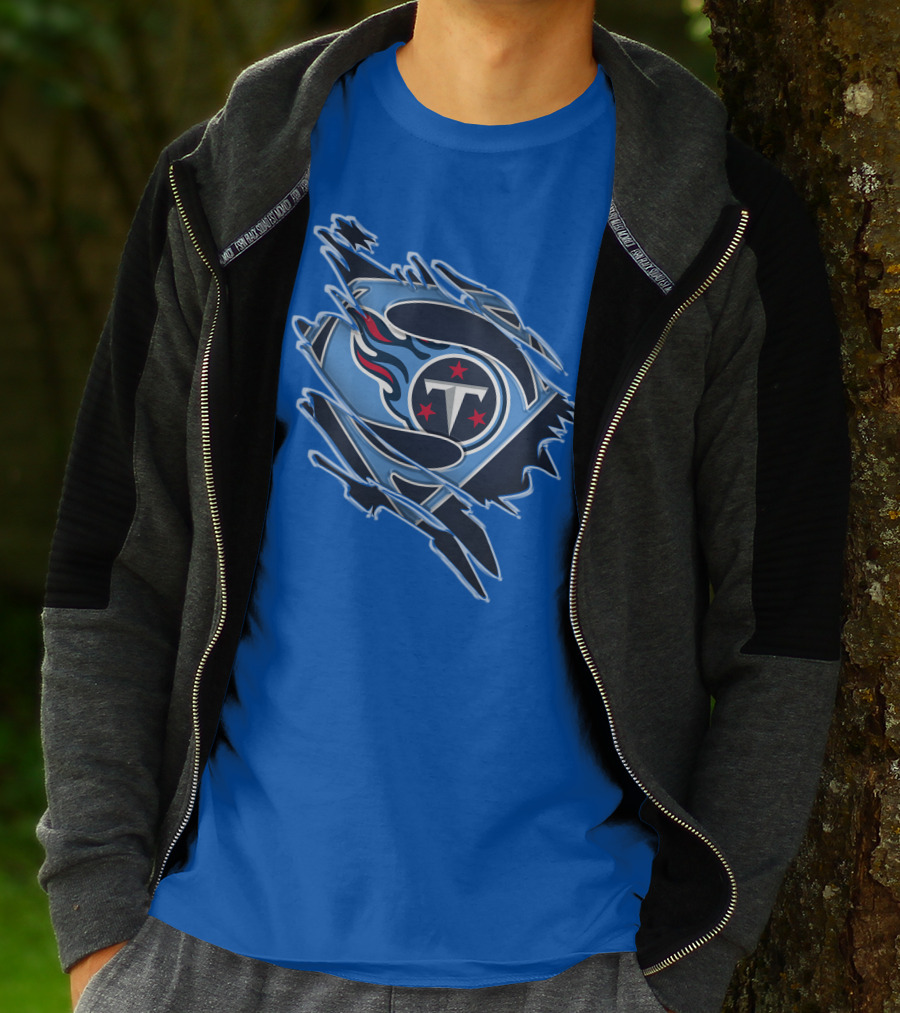 Tennessee Titans Superman Logo Fusion T-Shirt