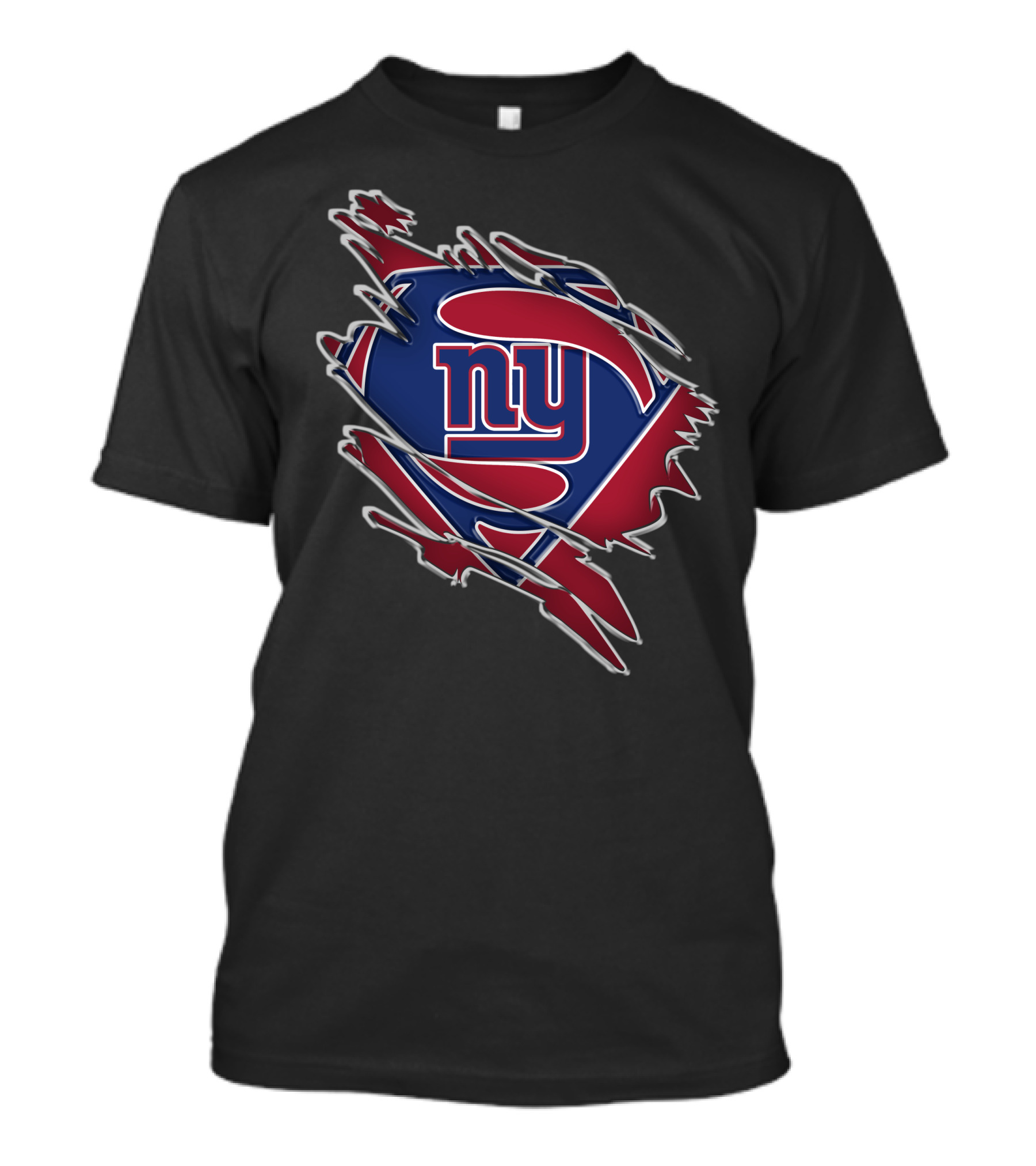 NY Giants Superman Logo Mashup T-Shirt