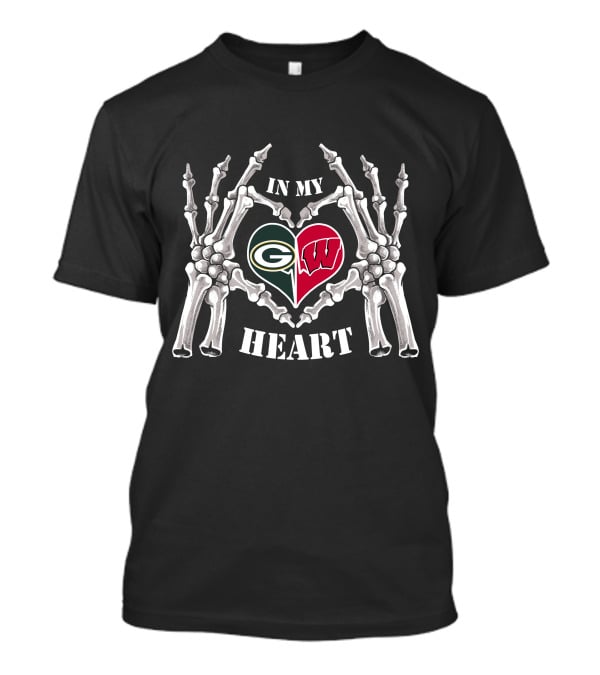 Packers Badgers In My Heart T-Shirt