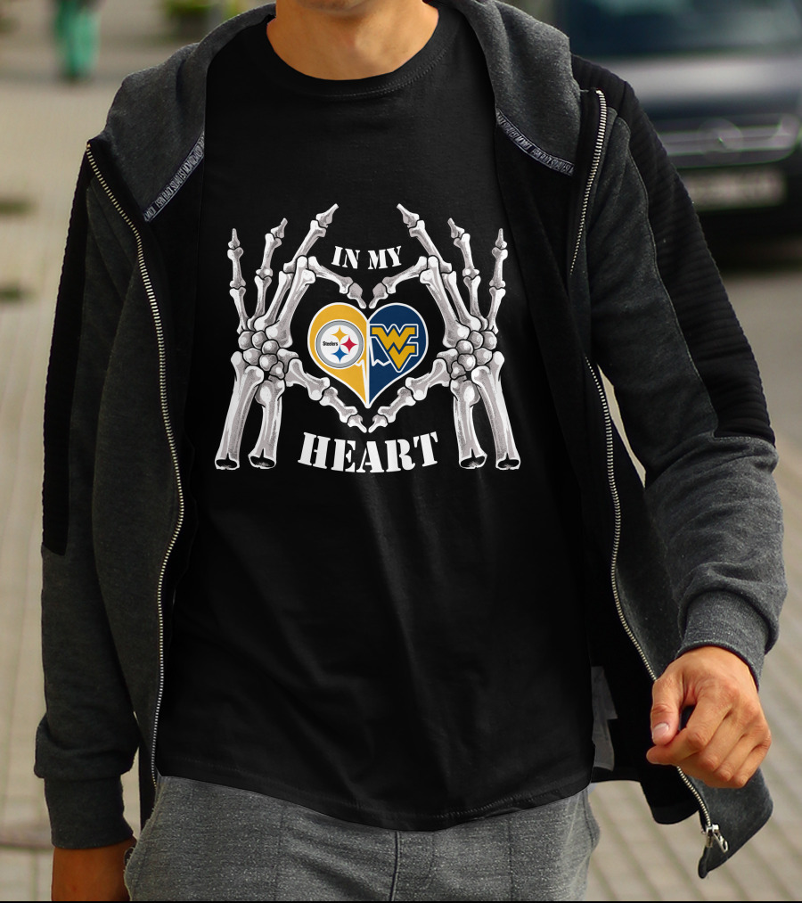 In My Heart Steelers Mountaineers T-Shirt