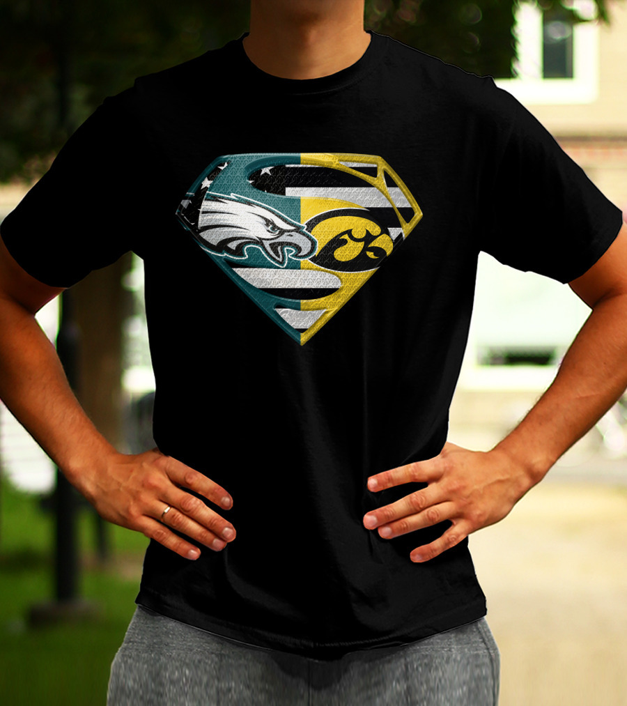 Philadelphia Eagles Iowa Hawkeyes Spm 9 Super T-Shirt